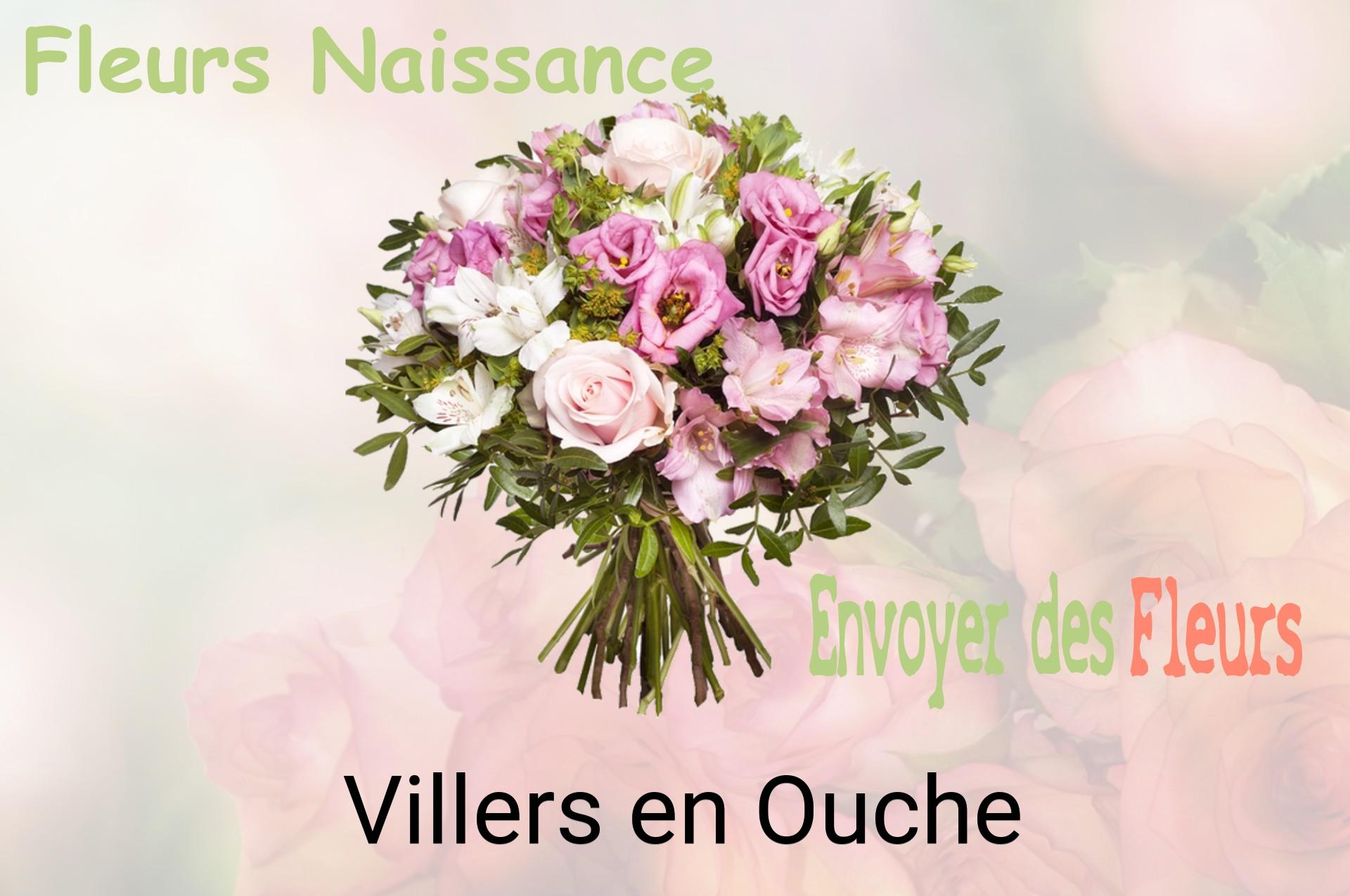 Bouquet de fleurs de naissance livré à Villers-en-Ouche